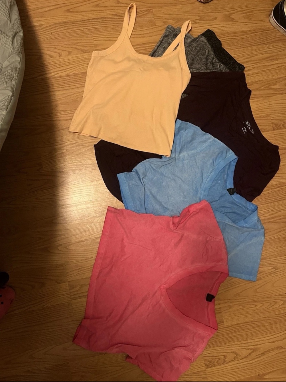 wild fable Peach Cropped Tank Top